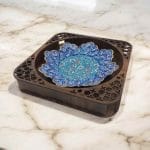 بشقاب میناکاری دیوارکوب 16 سانتی کد DK685 - تصویر 2