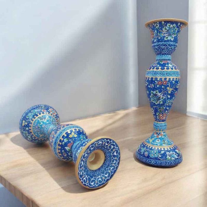 شمعدان میناکاری کد ST724 (پک 2 عددی) - تصویر 2