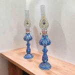 ست چراغ نفتی میناکاری کد ST725 - تصویر 2