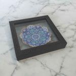 بشقاب میناکاری 20 سانتی با قاب PVC|کد DK776 - تصویر 2