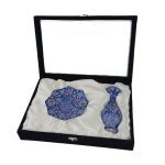 گلدان و بشقاب میناکاری کد GD807 - تصویر 2