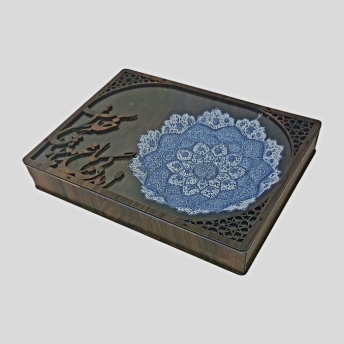 بشقاب میناکاری دیوارکوب 20 سانتی کد DK814 - تصویر 2