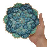 بشقاب میناکاری دیوارکوب 20 سانتی کد DK839 - تصویر 2