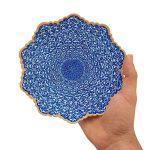 بشقاب میناکاری دیوارکوب 16 سانتی کد DK921 - تصویر 2