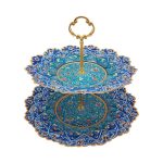 شیرینی خوری 2 طبقه میناکاری