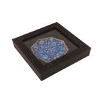 بشقاب میناکاری دیوارکوب 10 سانتی|کد 1DK22 - تصویر 2