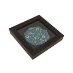 بشقاب میناکاری دیوارکوب 10 سانتی|کد 1DK28 - تصویر 2