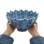 کاسه و بشقاب میناکاری کد 1ZP32 - تصویر 3