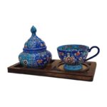 ست قهوه حوری میناکاری