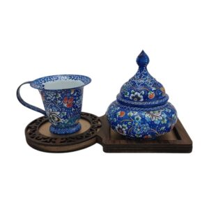 ست قهوه حوری میناکاری