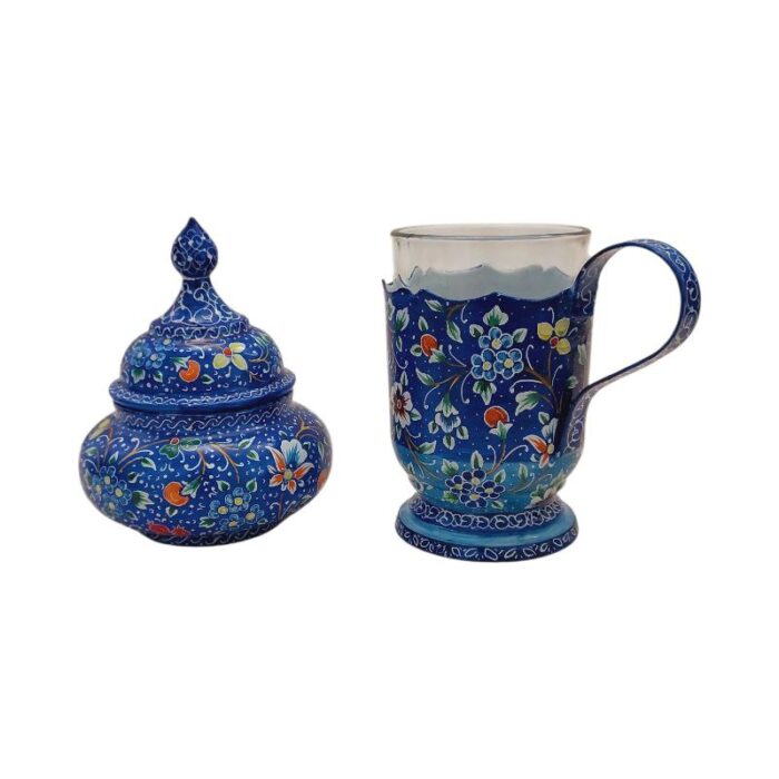 ست قهوه خوری میناکاری کد 1ZP50 - تصویر 2