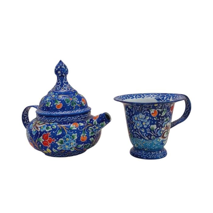 ست قهوه خوری میناکاری کد 1ZP51 - تصویر 2