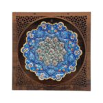 بشقاب میناکاری 16 سانتی کد 1DK64 - تصویر 2