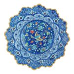 بشقاب میناکاری دیوارکوب 20 سانتی کد 1DK66 - تصویر 3