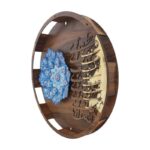 بشقاب میناکاری دیوارکوب 16 سانتی کد 1DK81 - تصویر 2