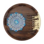 بشقاب میناکاری 16 سانتی