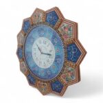 ِساعت میناکاری دیوارکوب همراه با قاب خاتم کاری کد 1DK85 - تصویر 2