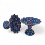 کاسه پایه دار میناکاری کد 1ZP89 - تصویر 2