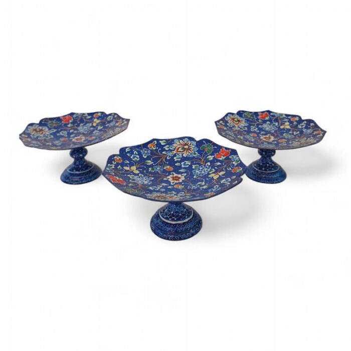 کاسه پایه دار میناکاری کد 1ZP90 - تصویر 4