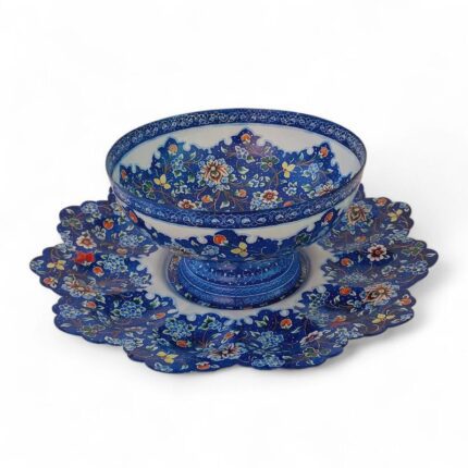 کاسه بشقاب میناکاری