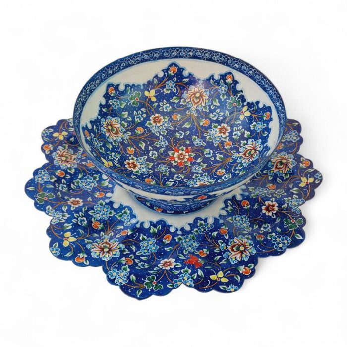 کاسه و بشقاب میناکاری کد 1ZP91 - تصویر 6