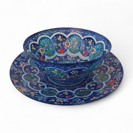 کاسه و بشقاب میناکاری