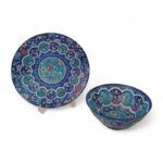 کاسه و بشقاب میناکاری کد 1ZP92 - تصویر 4