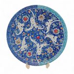 بشقاب میناکاری 25 سانتی