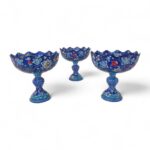 کاسه پایه دار میناکاری کد 1ZP96 - تصویر 4